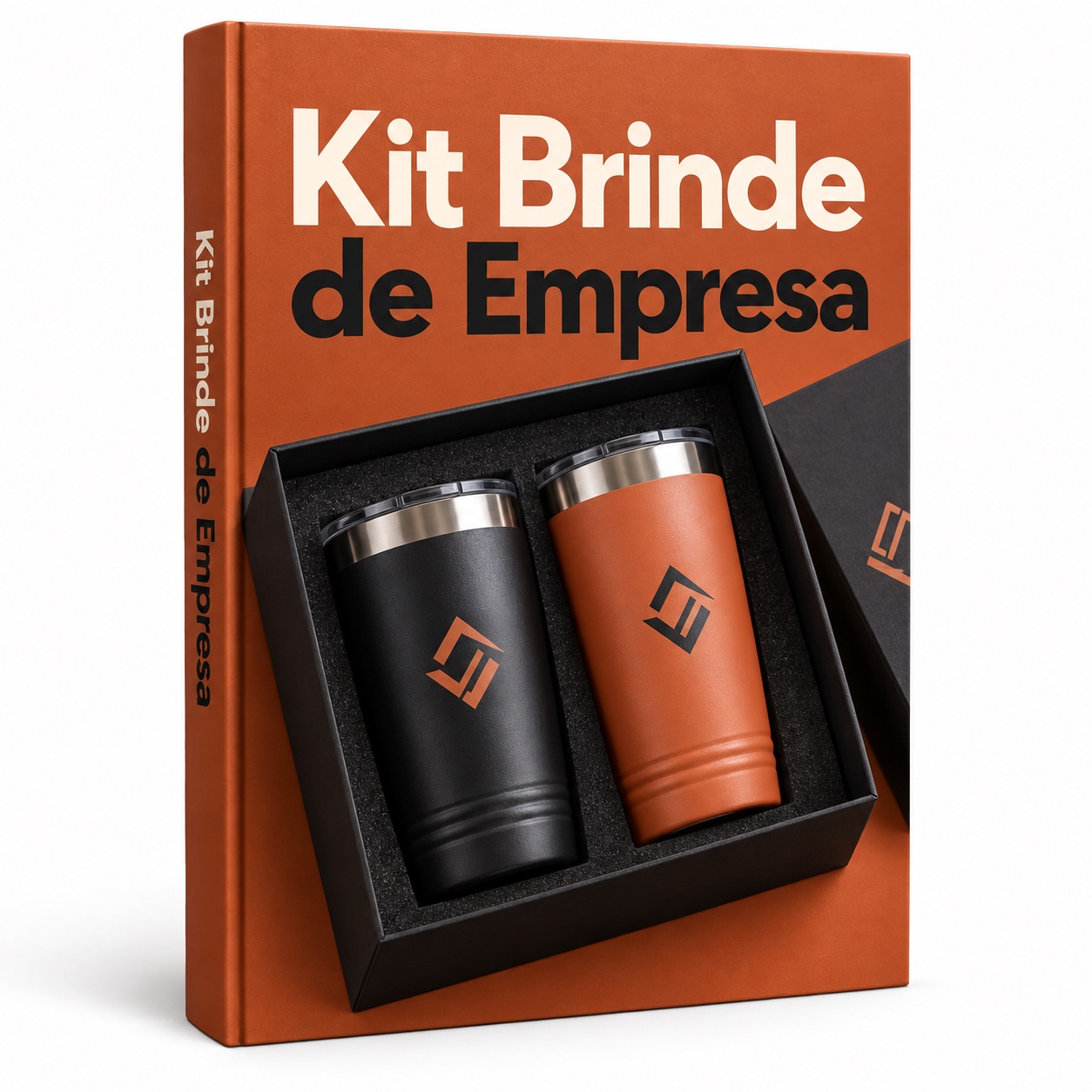 Mockup ilustrativo do bônus Kit Brinde de Empresa